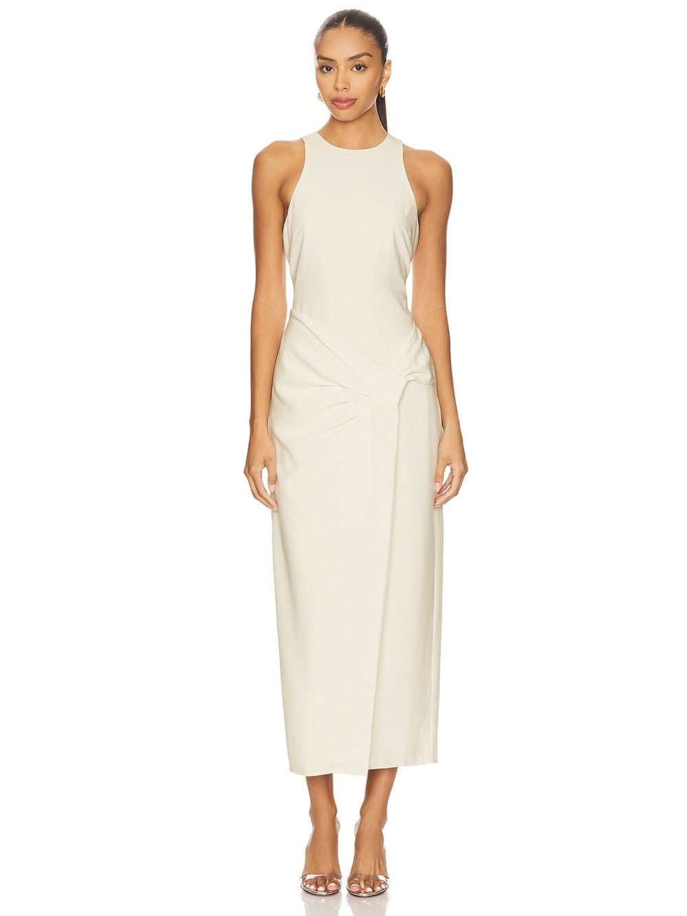 House of Harlow 1960 x REVOLVE Alex Midi Dress in Ivory NWT
